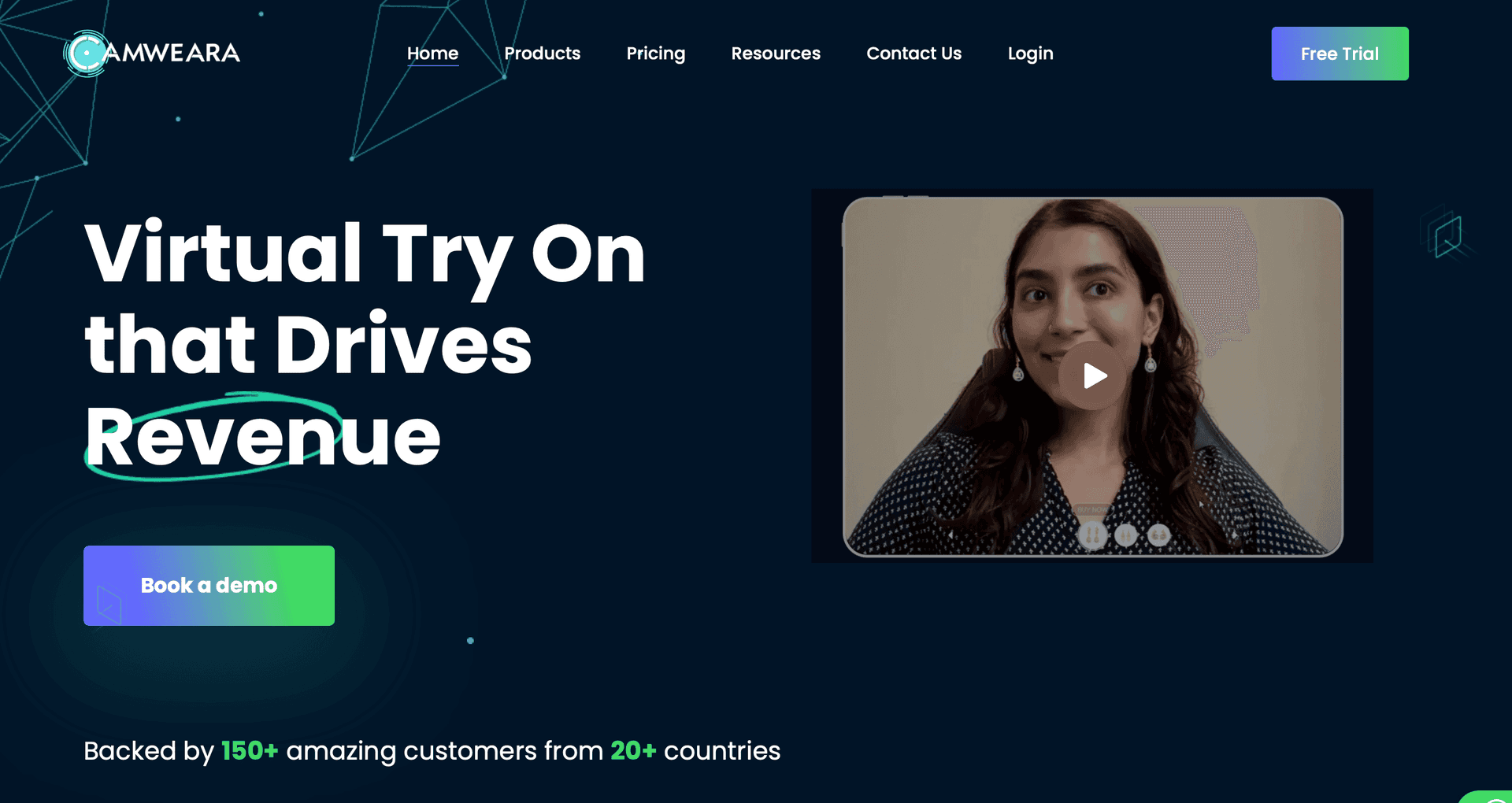 Sitio web de Camweara