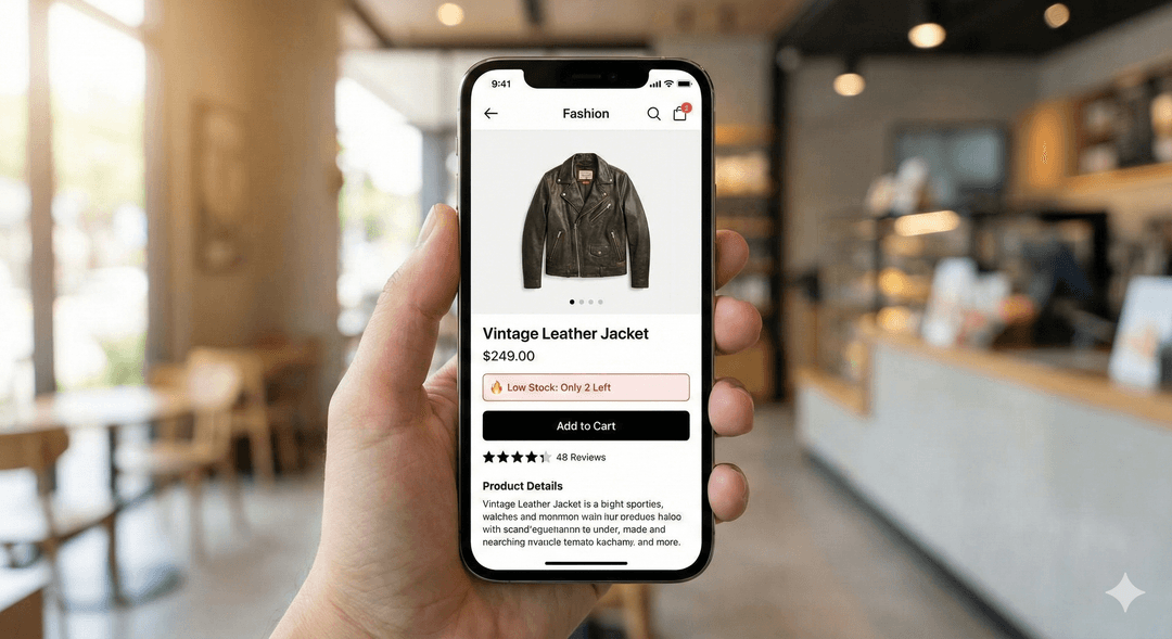 Scarcity marketing on mobile.
