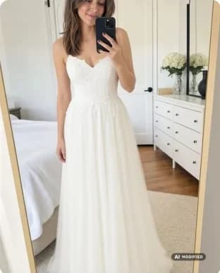 Lace wedding gown: Genlook result