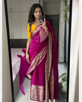 Seiden-Sari: FASHN v1.6 result