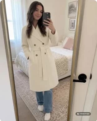 Trenchcoat, Packshot: Genlook result