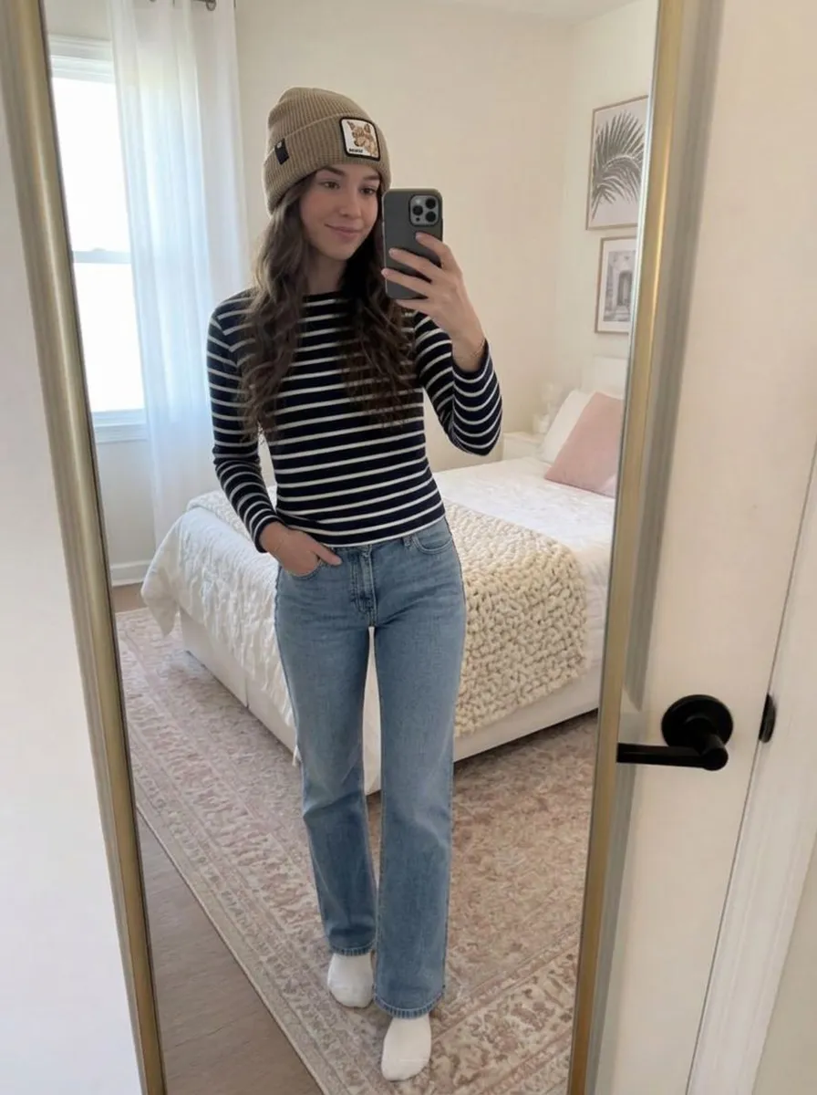 Knit beanie