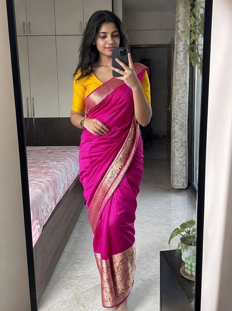 Silk Banarasi saree